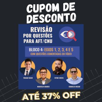 Curso Preparatório Concurso AFT cupom