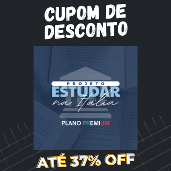 Treinamento Completo Estudar na Itália cupom