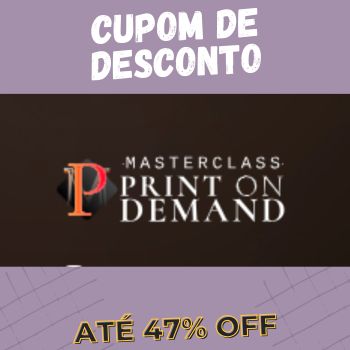 MasterClass Print on Demand Cupom
