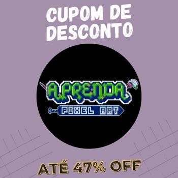 Aprenda Pixel Art cupom