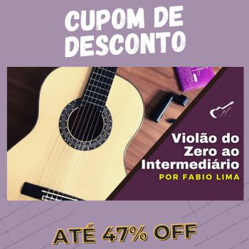 Curso de Violão Fabio Lima cupom