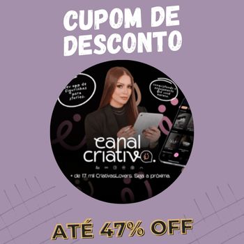 Canal Criativo App de Figurinhas cupom