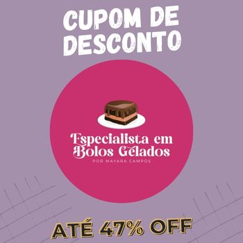 Especialista em Bolos Gelados cupom
