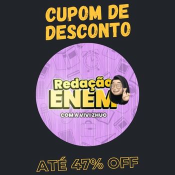 Redação ENEM com a Vivi Zhuo cupom