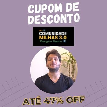 Comunidade Milhas 3.0 cupom