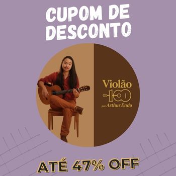 Método Violão 100 cupom