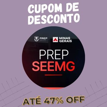 Curso Preparatório SEE-MG cupom de desconto