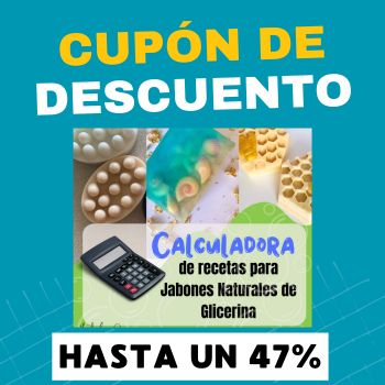 Calculadora Jabones Cupón