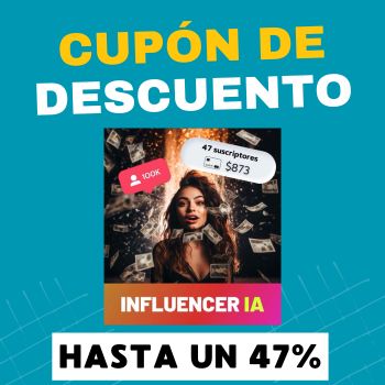 Desarrolla tu influencer virtual Cupón