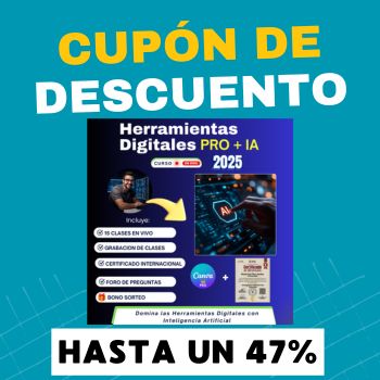 Herramientas Digitales PRO + IA Cupón