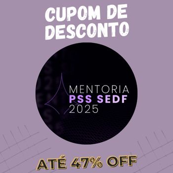 Mentoria PSS SEDF cupom