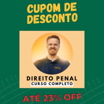 Cenoura Curso Completo Direito Penal cupom