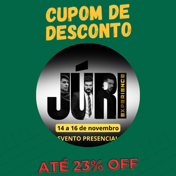 JÚRI EXPERIENCE Ingressos cupom