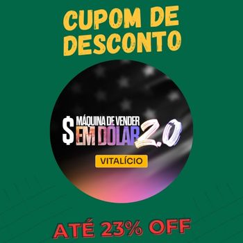 Máquina de Vender em Dólar cupom
