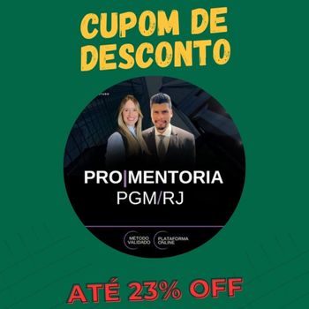 Mentoria PGM/RJ cupom