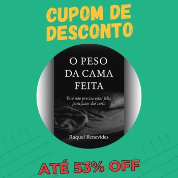 Livro O Peso da Cama Feita cupom