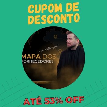 Mapa dos Fornecedores cupom