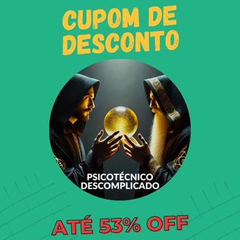 Psicotécnico Descomplicado cupom de desconto