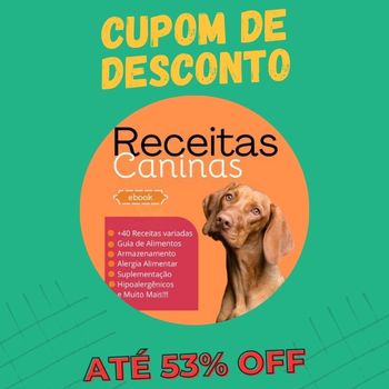 Ebook Receitas Caninas cupom