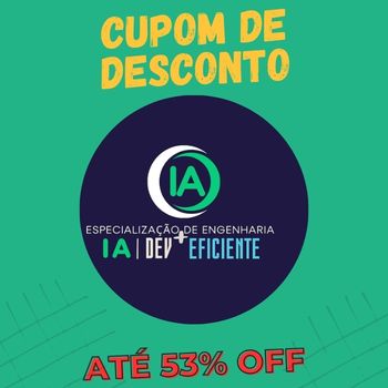 Especialização em Engenharia de IA Dev cupom