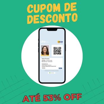 Carteira Nacional do Estudante Cupom