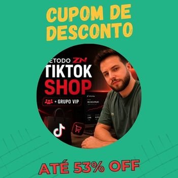 Método ZN TikTok Shop cupom